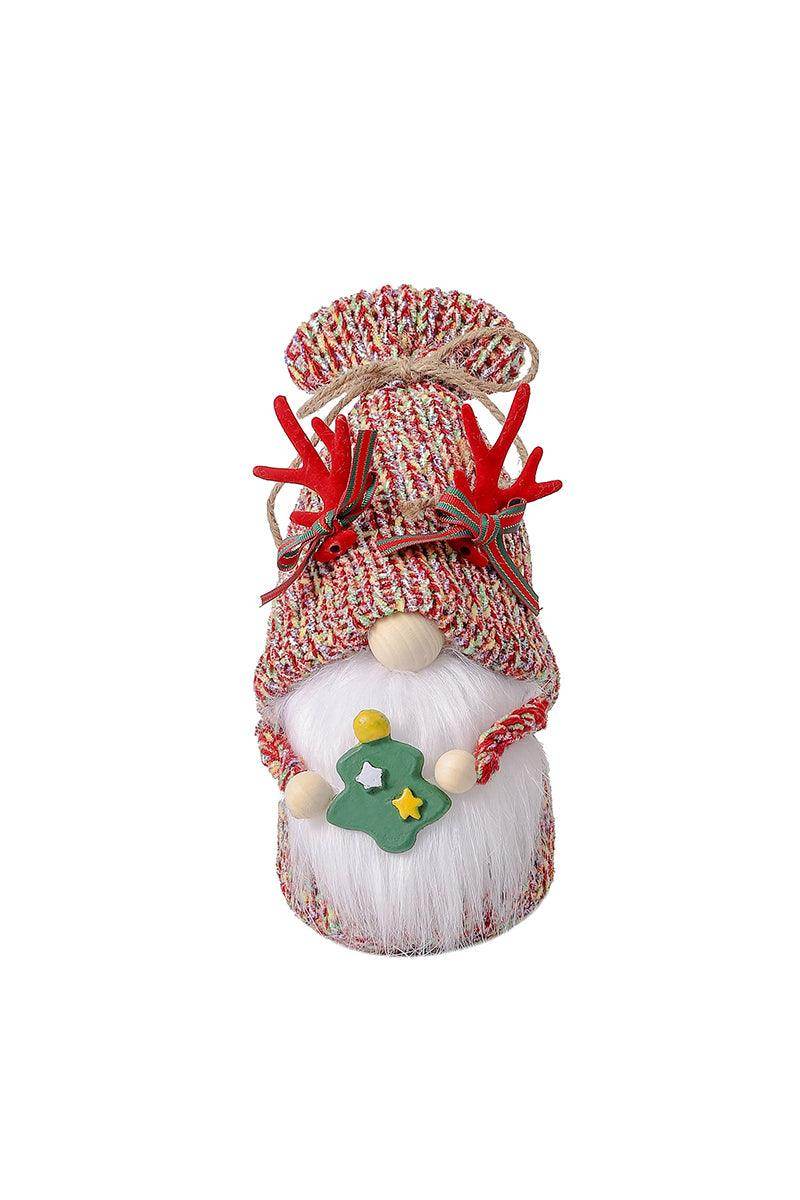 Christmas tree faceless doll knitted plush candy dwarf doll adornment 717301380688 - COCOMELODY